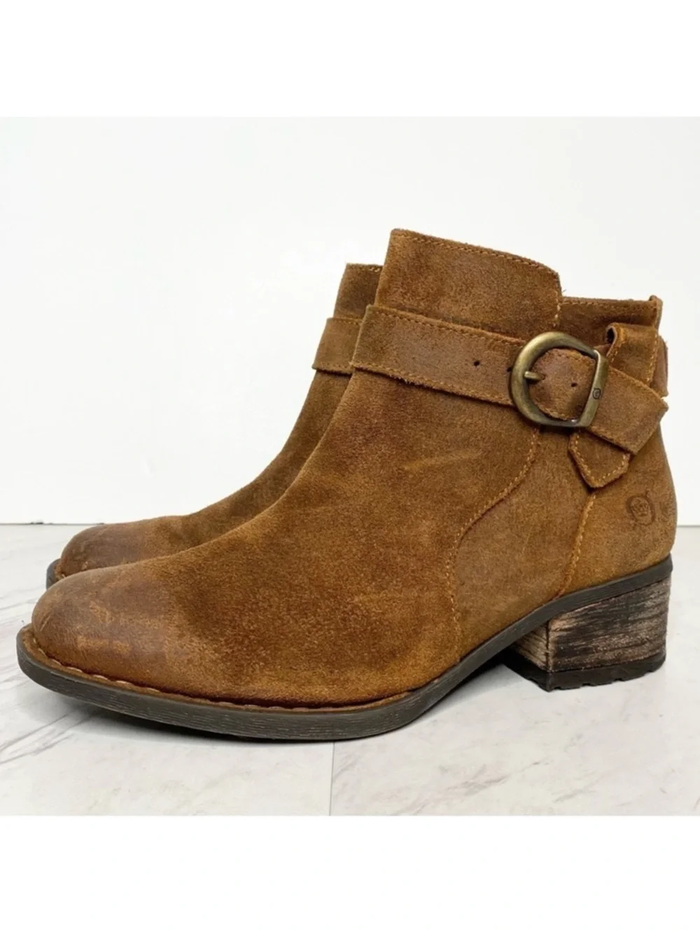 Born Morocco Brown Distressed Bootie 7